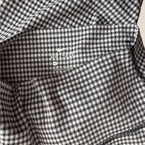 Nike Black and White Gingham Leggings - Picture 6 of 7